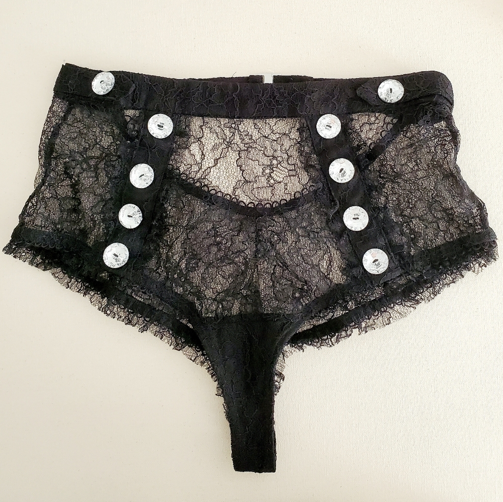 🍋 VS For love & lemons Stardust Lace Panty S